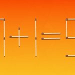 Ποια 2 σπίρτα πρέπει να μετακινηθούν: Το 97% των ανθρώπων δεν μπορεί να απαντήσει σε 8 δευτερόλεπτα Ποια 2 σπίρτα πρέπει να μετακινηθούν: Το 97% των ανθρώπων