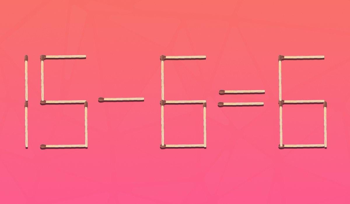 Πρέπει να μετακινήσετε μόνο ένα σπίρτο για να κάνετε την ισότητα σωστή: ένα προκλητικό παζλ.