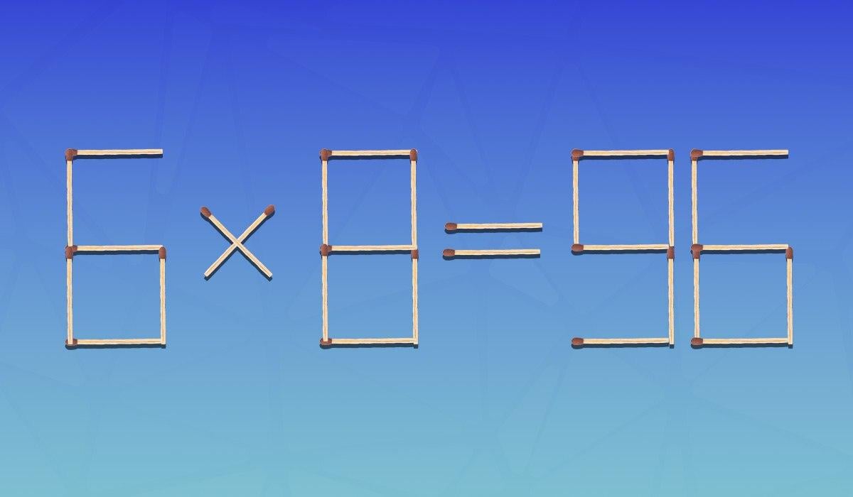 Γρήγορο τεστ IQ: πρέπει να αφαιρέσετε δύο σπίρτα για να κάνετε την ισότητα σωστή