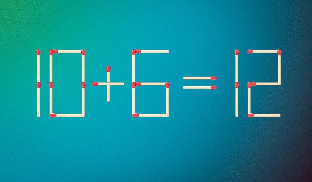 Πρέπει να σύρετε μόνο ένα σπίρτο για να κάνετε την ισότητα σωστή: ένα παζλ για ιδιοφυΐες