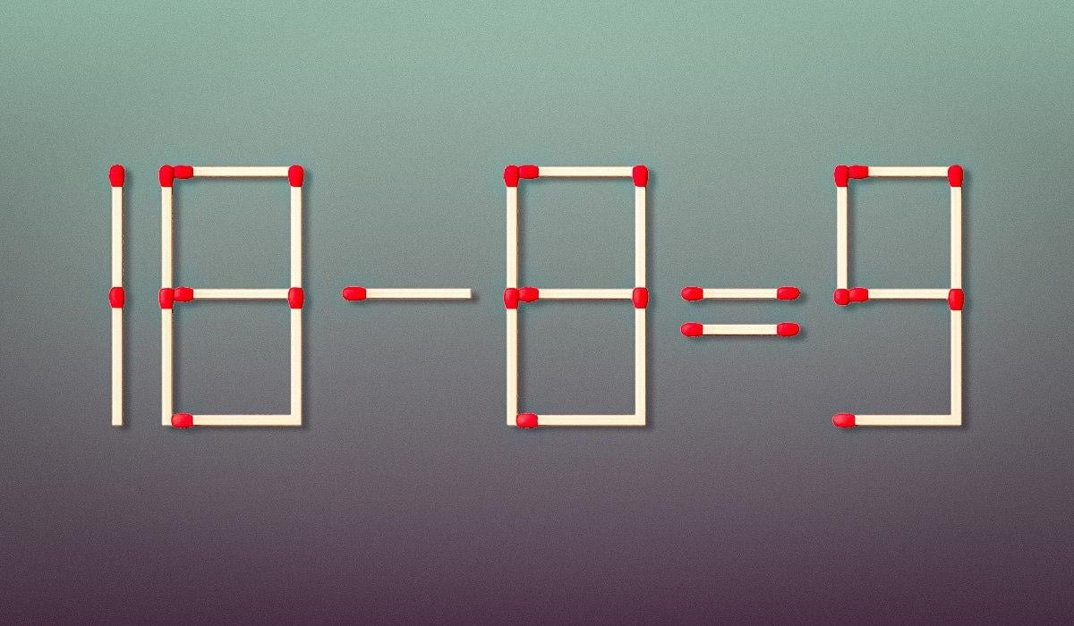 Μια πρόκληση για πραγματικές ιδιοφυΐες: πρέπει να σύρετε μόνο ένα σπίρτο.