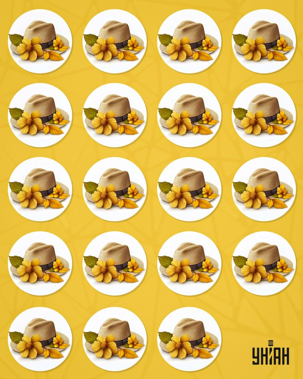 Πρέπει να βρούμε ένα παράξενο καπέλο ανάμεσα σε ένα σωρό άλλα / κολάζ Moje